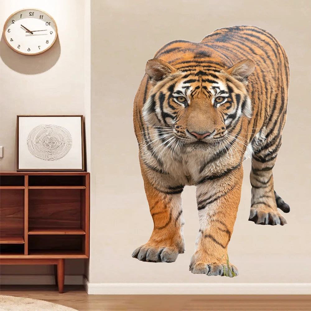 3D Wall Tiger
