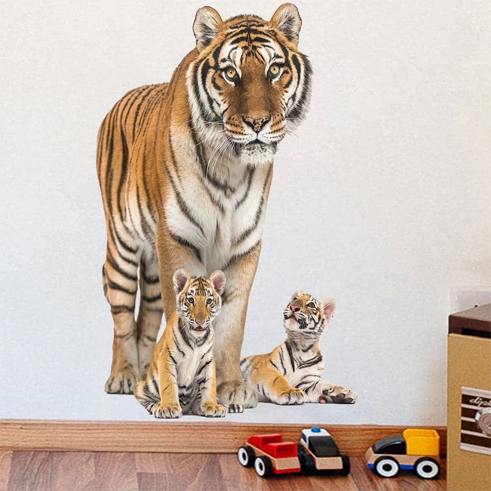 3D Tiger Wall