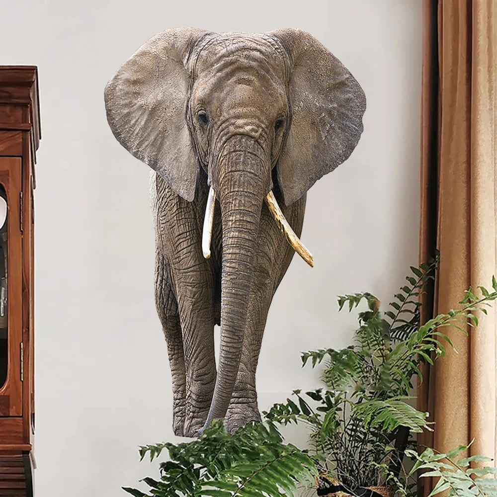 3 D Elephant Wall