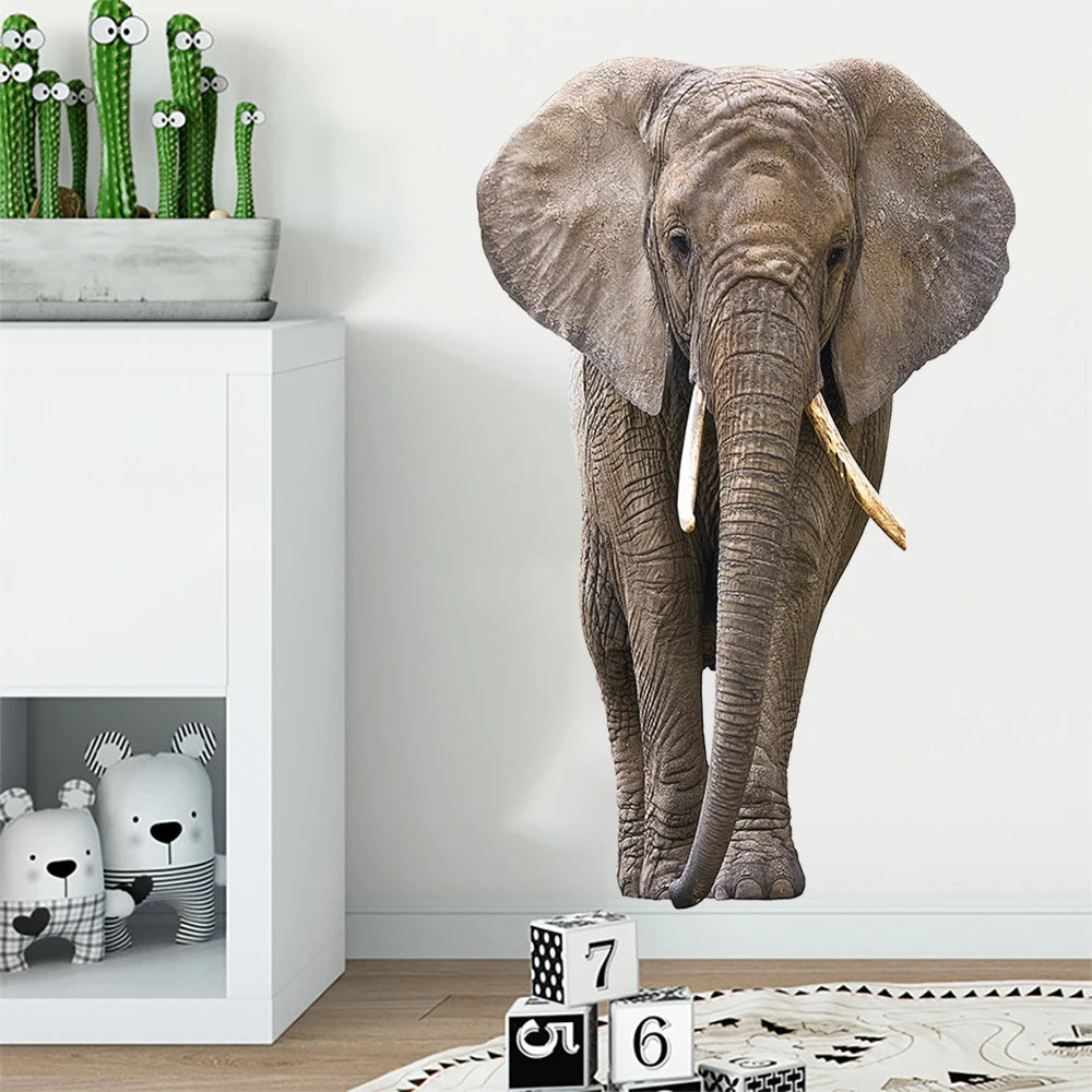 3 D Elephant Wall